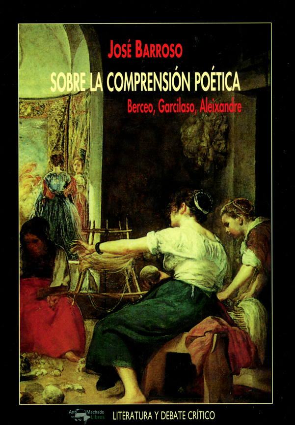 Portada: Sobre la comprensión poética