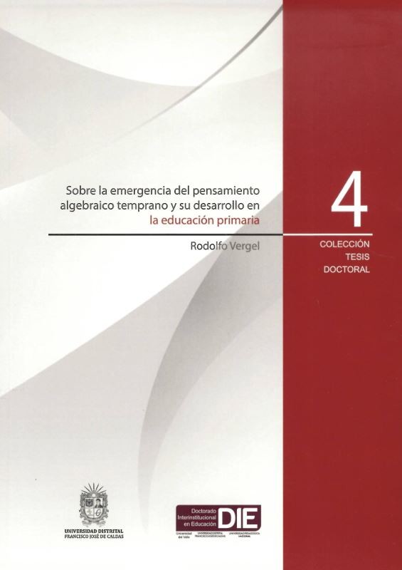 Portada: Sobre la emergencia del pensamiento algebraico temprano y su desarrollo en la educación primaria