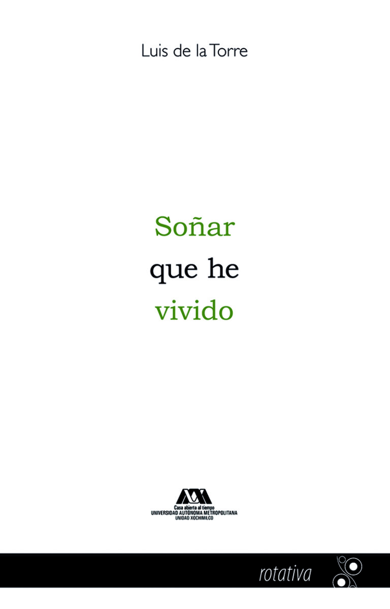 Portada: Soñar que he vivido