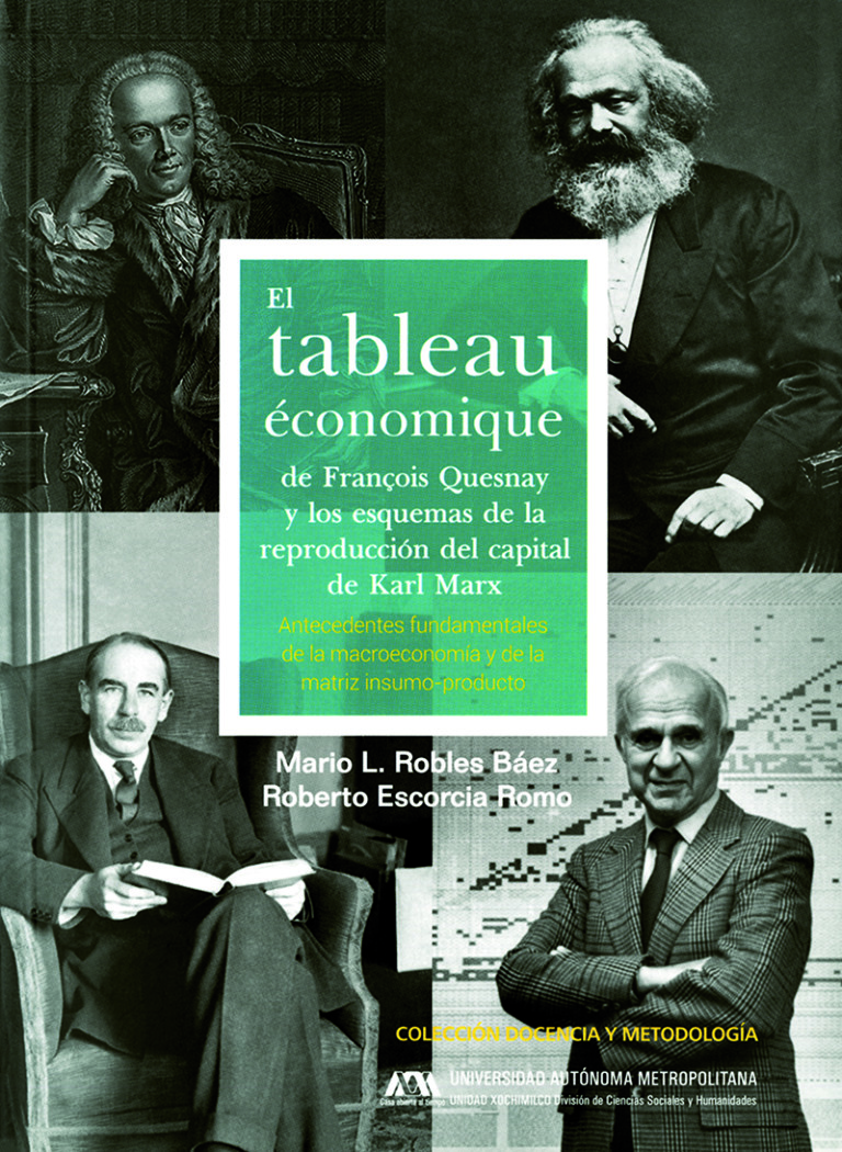 Portada: Tableau Économique de François Quesnay y los esquemas de la reproducción del capital de Karl Marx, El