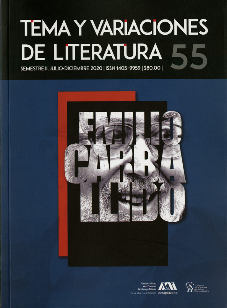 Portada: Tema y variaciones de literatura 55