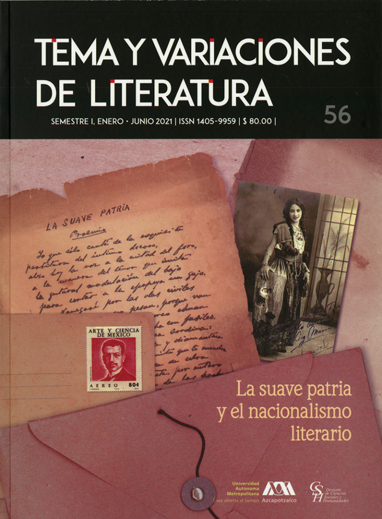 Portada: Tema y variaciones de literatura 56