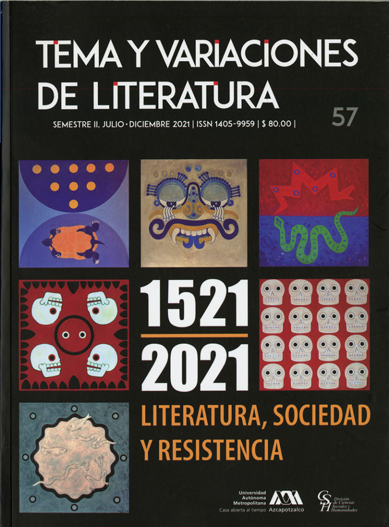 Portada: Tema y variaciones de literatura 57