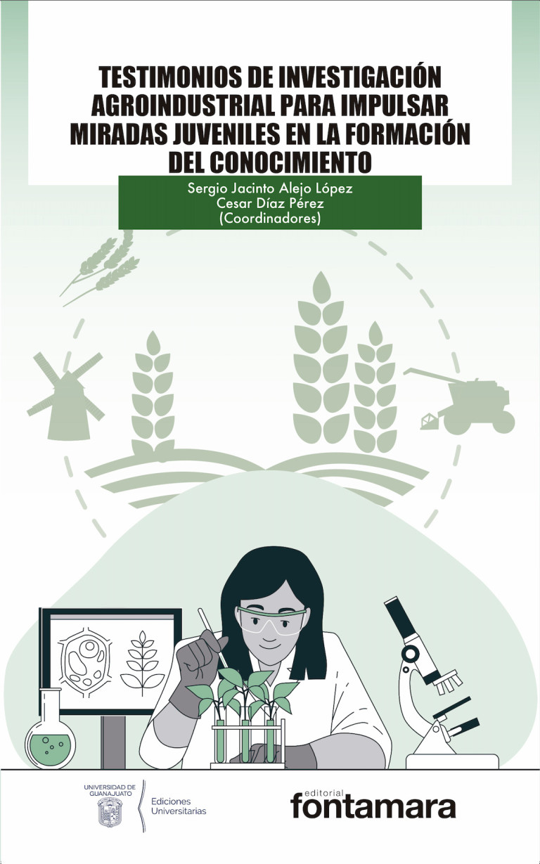 Portada: Testimonios de investigación agroindustrial para impulsar miradas juveniles en la formación del conocimiento