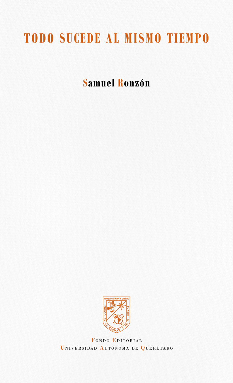 Portada: Todo sucede al mismo tiempo