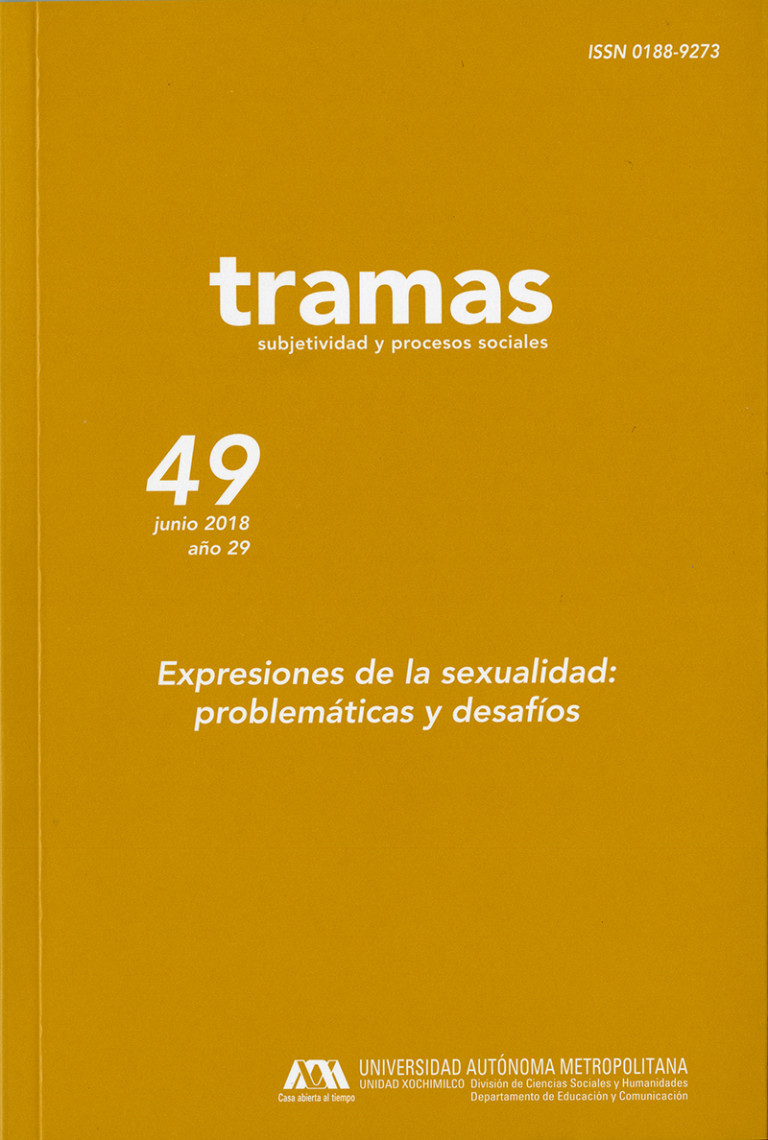Portada: Tramas. Subjetividad y procesos sociales 49