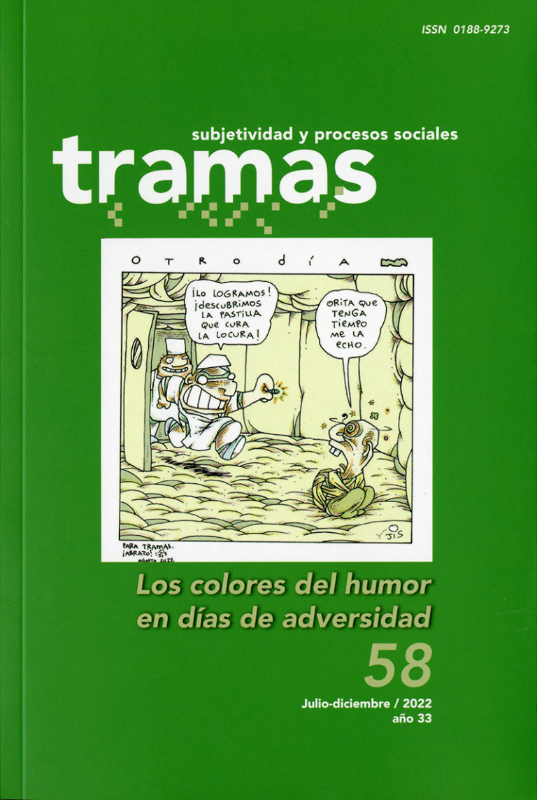 Portada: Tramas. Subjetividad y procesos sociales 58