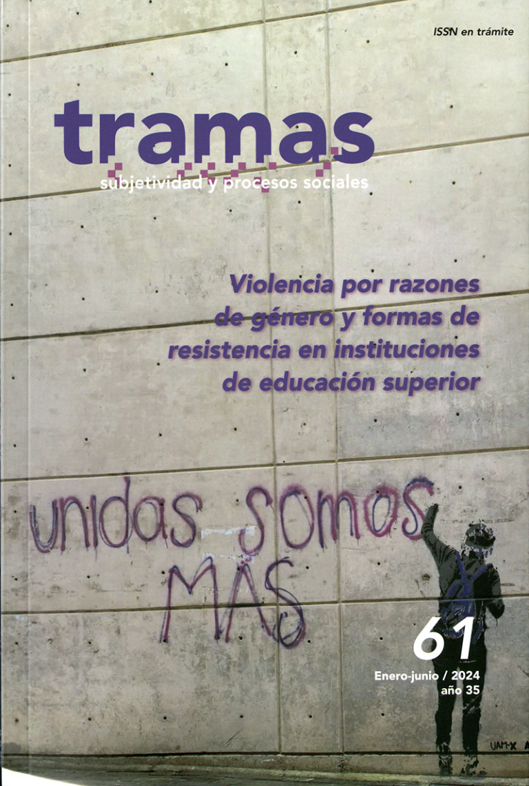 Portada: Tramas. Subjetividad y procesos sociales 61