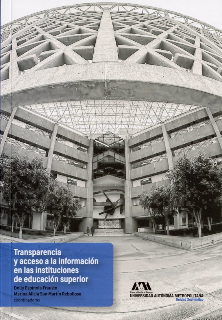 Portada: Transparencia y acceso a la información en las instituciones de educación superior