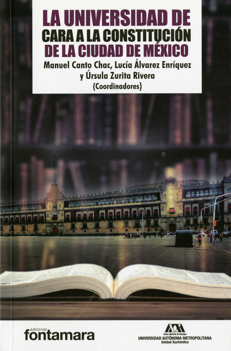 Portada: Universidad de cara a la constitución de la Ciudad de México, La