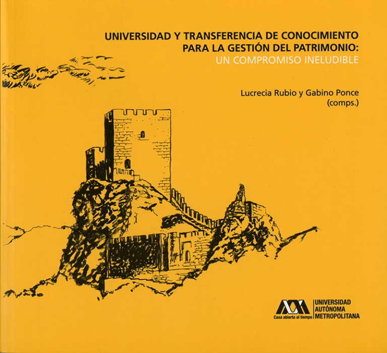 Portada: Universidad y transferencia de conocimiento para la gestión del patrimonio