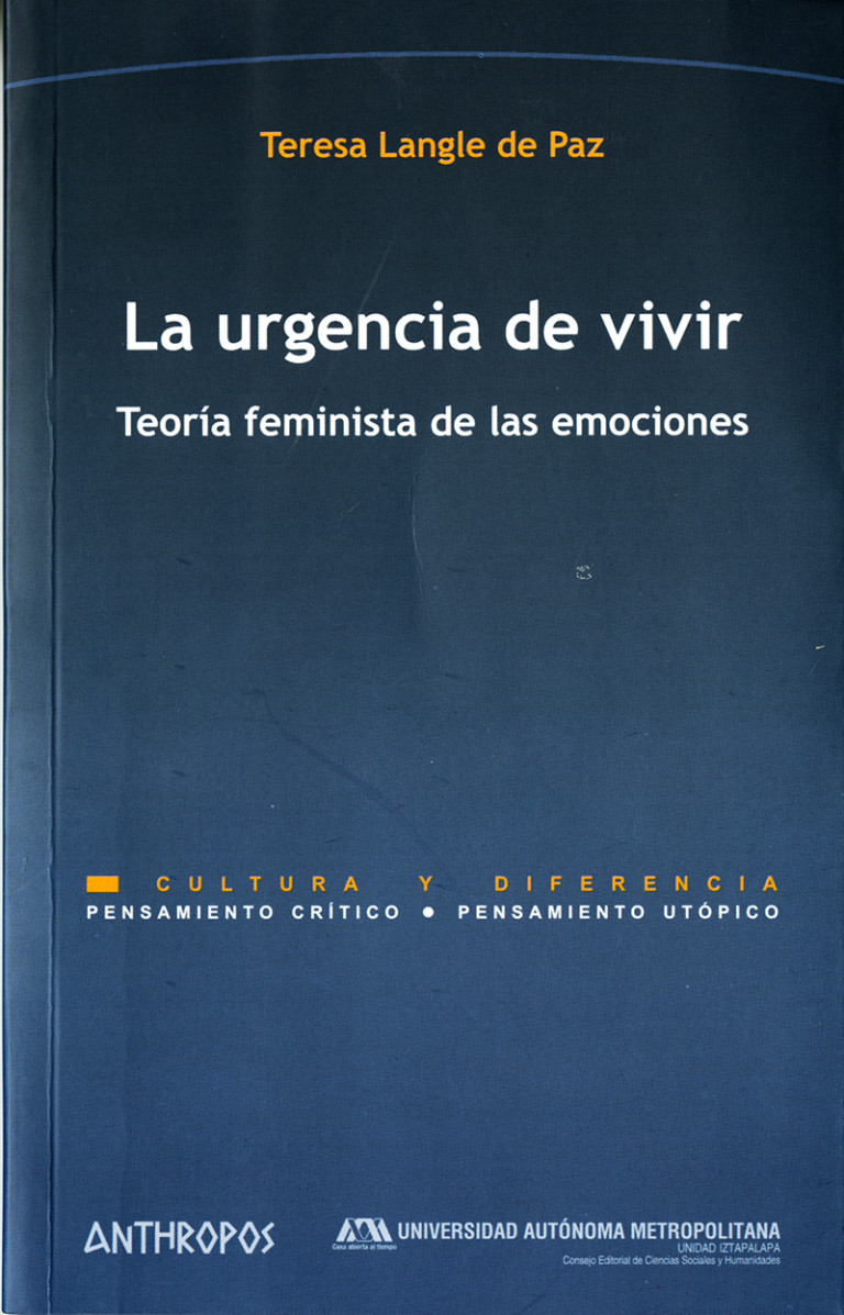 Portada: Urgencia de vivir, La