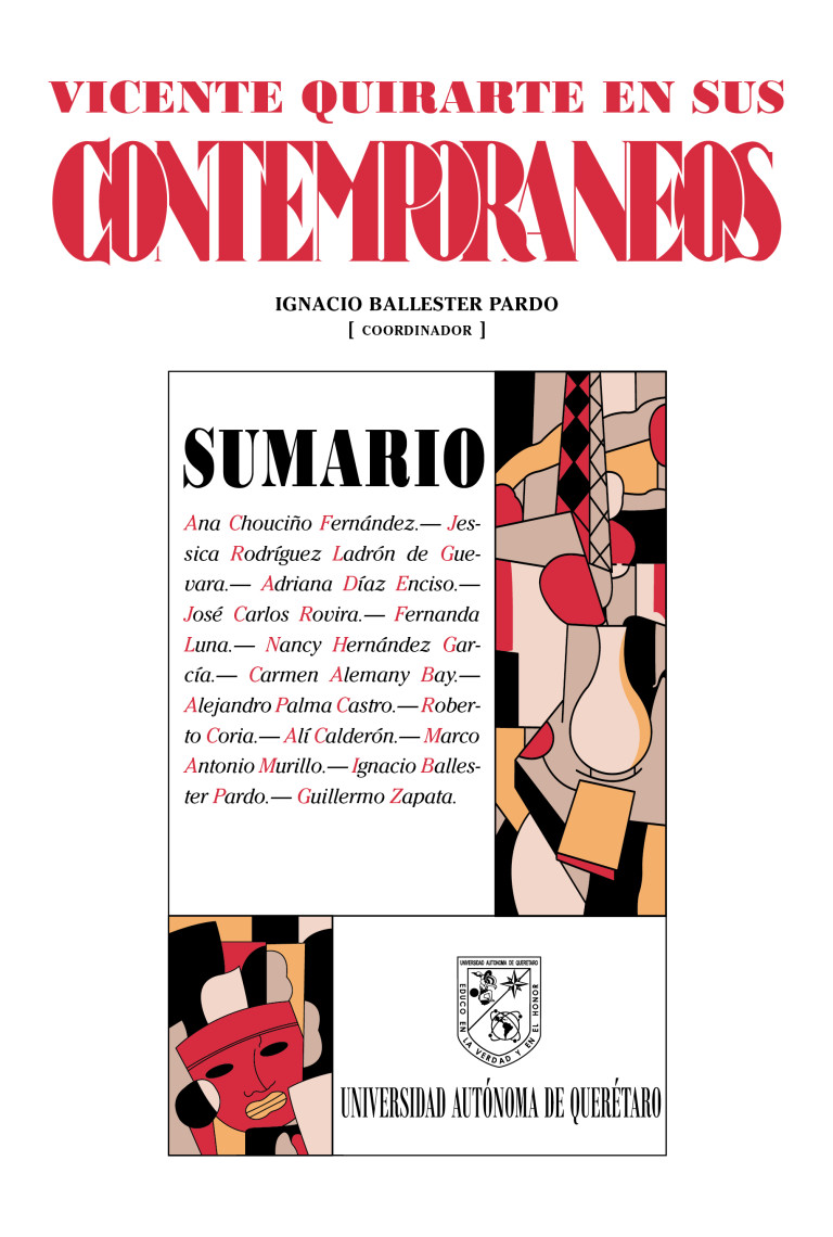 Portada: Vicente Quirarte en sus contemporáneos