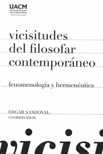 Portada: Vicisitudes del filosofar contemporáneo